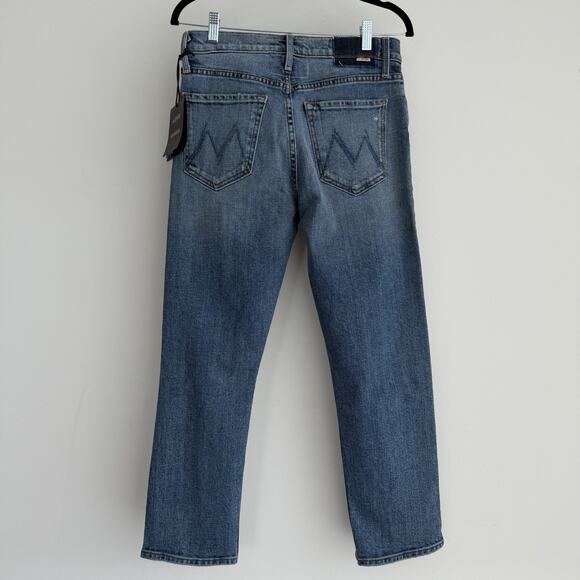 Mother Jeans Womens 27 The Tomcat Distressed Seriously Truce High Rise Straight - Picture 6 of 15